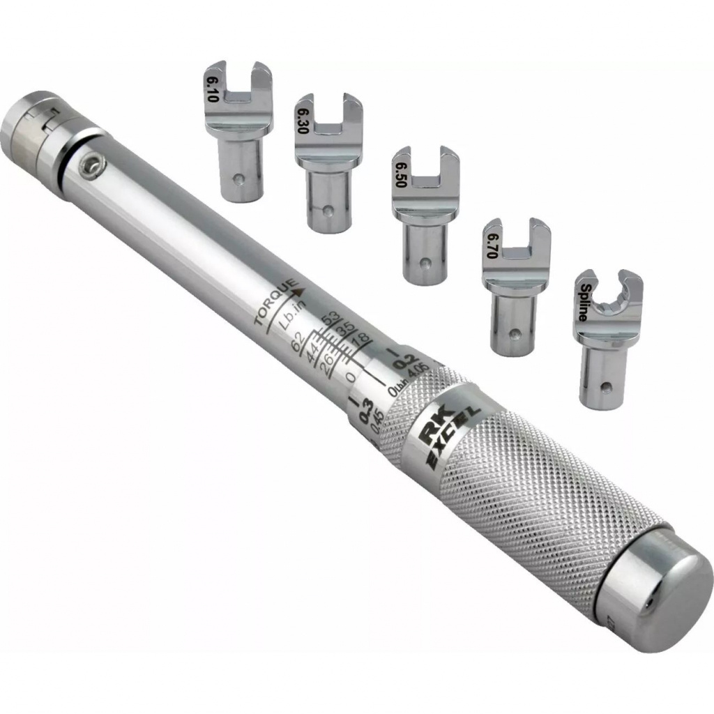 Excel Torque Wrench 6-Piece Set Torque Wrench Set Spokes