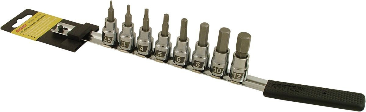 Cruztools Cruztools Socket Bit Set Hex 8-Piece Set Metric Tool Hex Soc