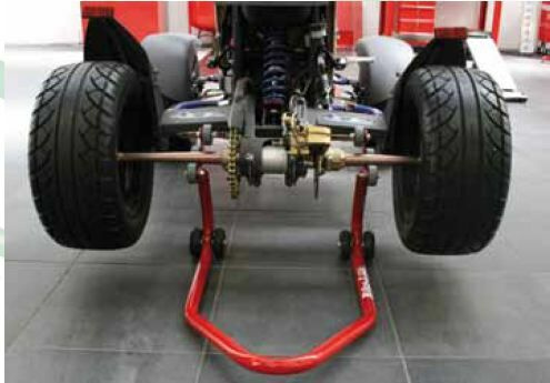 Bike Lift Quad Stand Rs-Q Rear Red Rear Stand B-Lift Quad