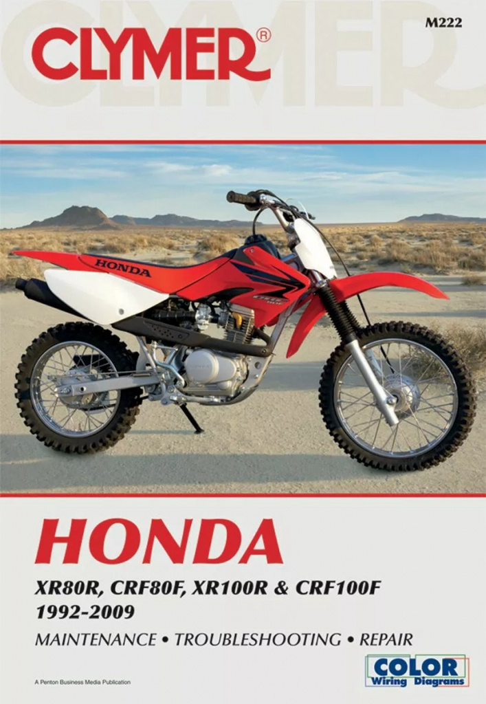 Clymer Manual Hon Xr80R 1992-09 Manual Hon Xr80R 1992-09