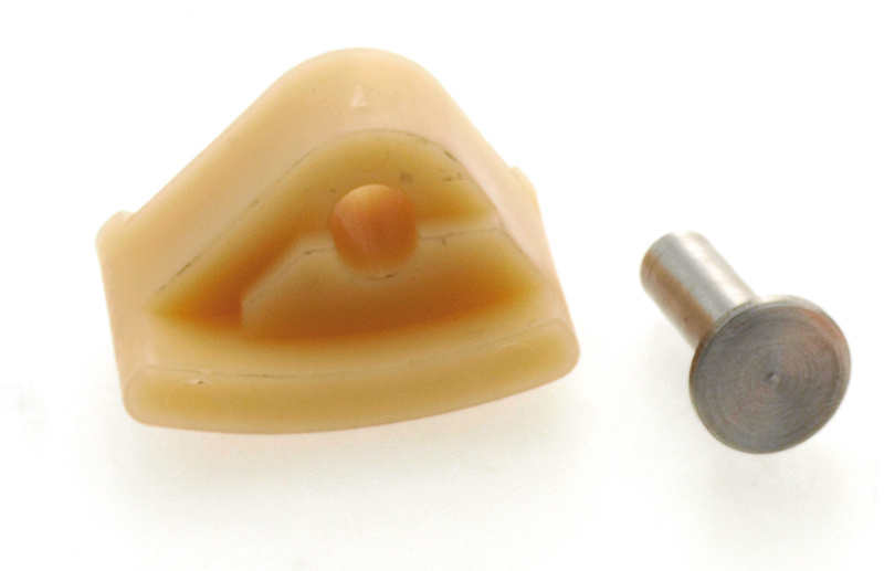 Shoe & pin for cam chain tensioner T/C 99-05, Polymide-Stanyl plastic