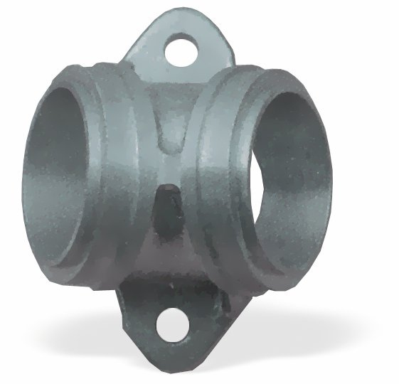 Intake manifold B/T 66-77/XL 57-77, O-ring style