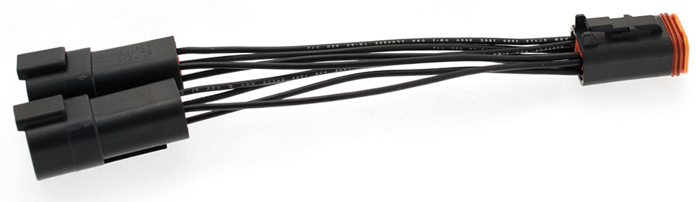 Splittkabel f�r Powerport, H-D alla med 4-pins kontakt