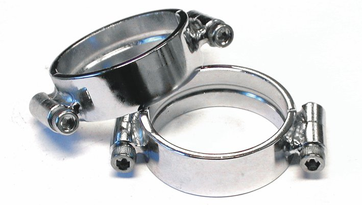 Insugsklammer 2-delad 55-77, f�r o-ring, kromade