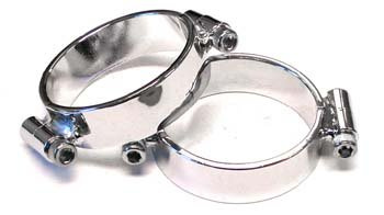 Insugsklammer 2-delad 78-85, f�r gummiband, kromade