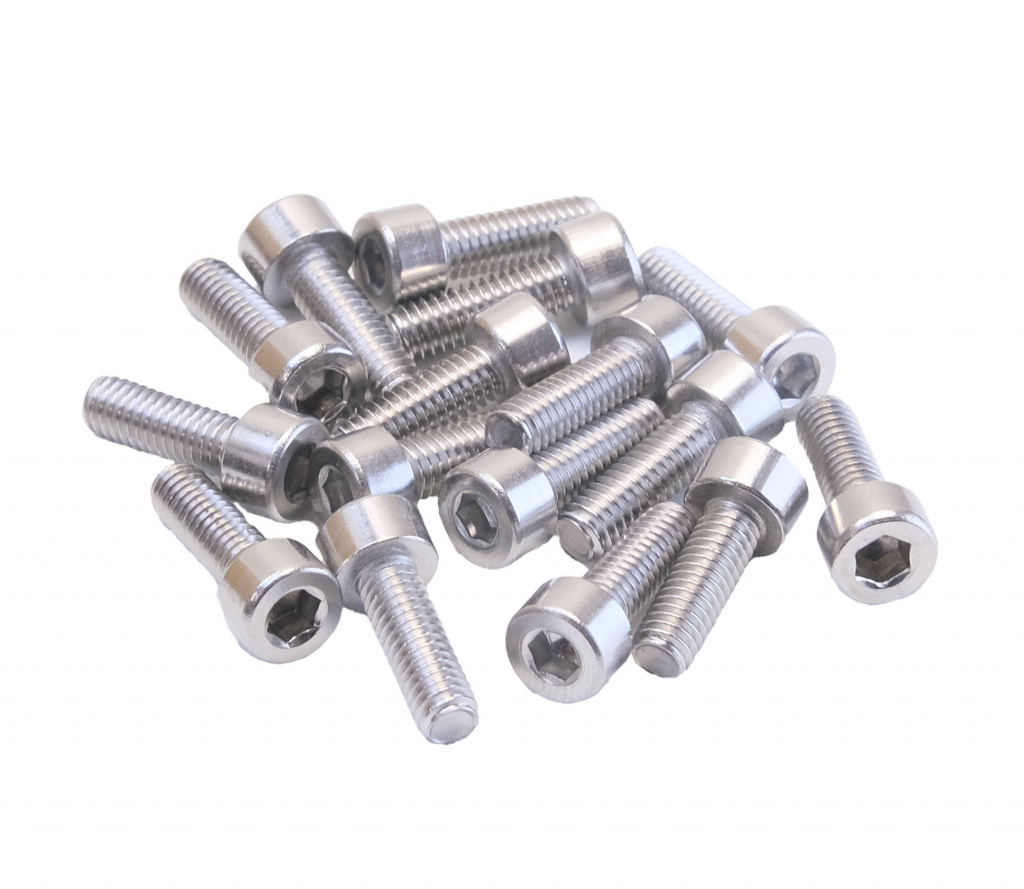 Insexskruv M4x12 mm l�ng, rostfri. Flott�rhus HSR