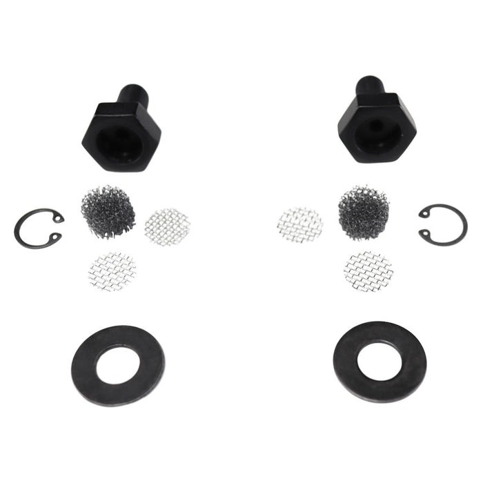 TC Bros Breather Bolts Black (Twin-Cam)
