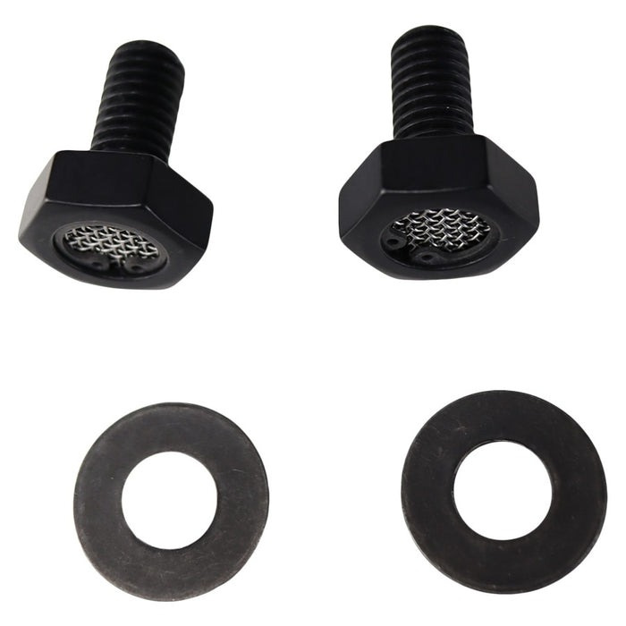 TC Bros Breather Bolts Black (Twin-Cam)