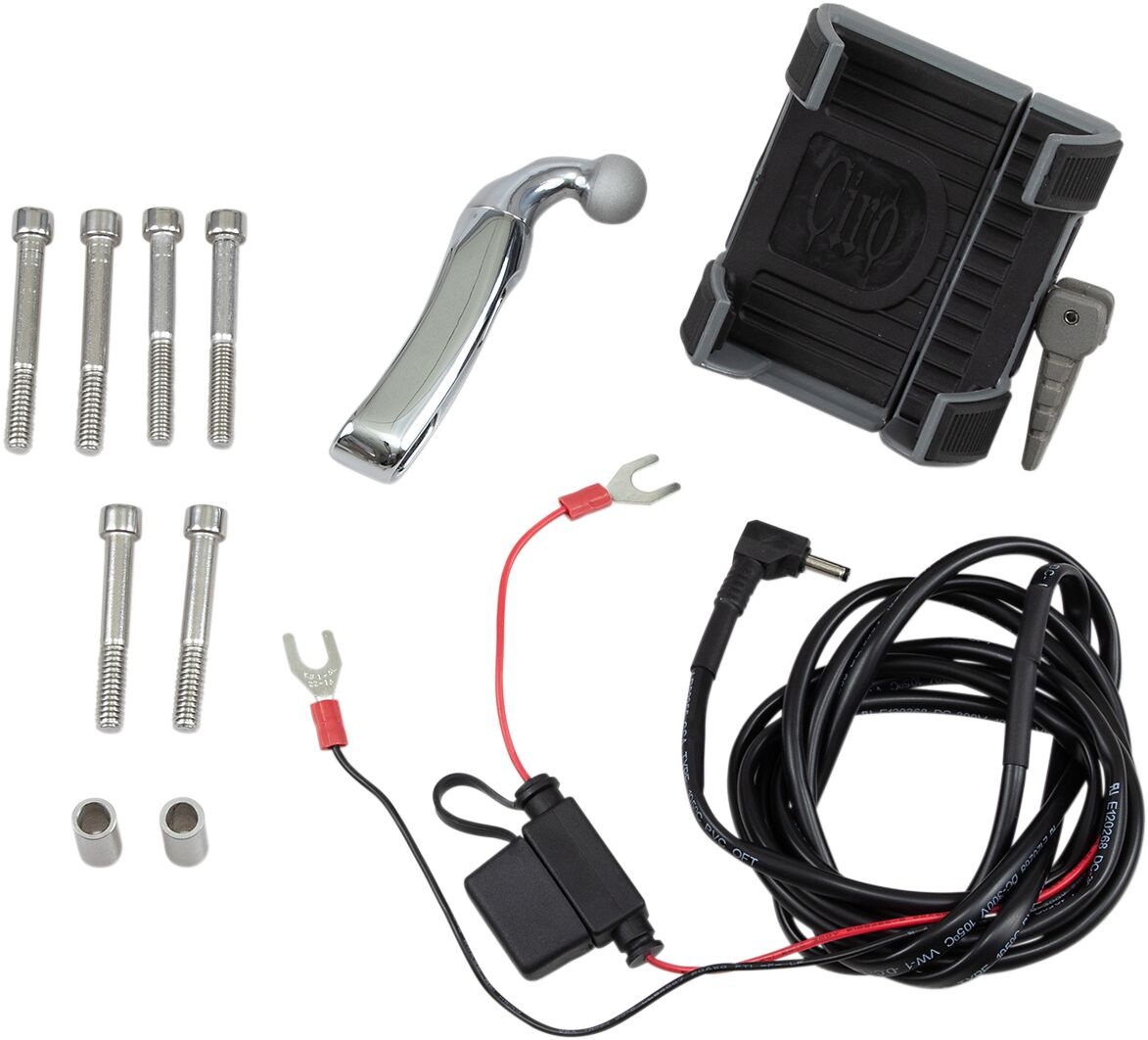 Ciro Smartphone/Gps Holder Premium With Perch Mount Chrome Mount Perch