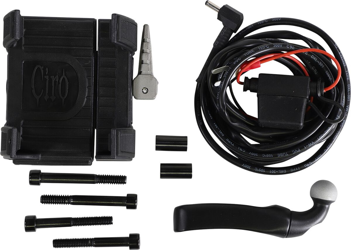 Ciro Smartphone/Gps Holder Premium With Perch Mount Black Mount Perch