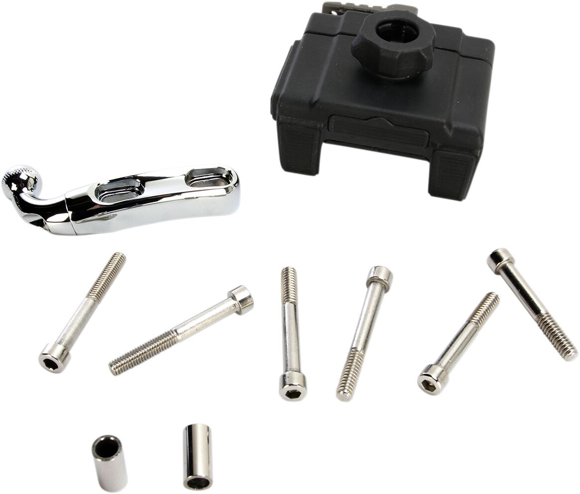 Ciro Smartphone/Gps Holder With Perch Mount Chrome Mount Perch W/O Chg