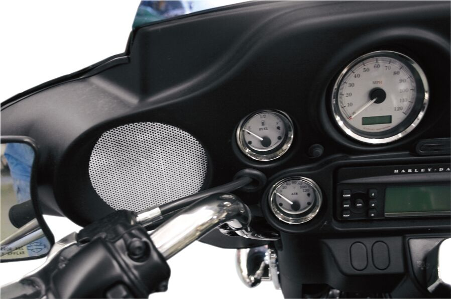 Klock Werks Front Speaker Grill Cover Flht Speaker Grills - Front - Ra