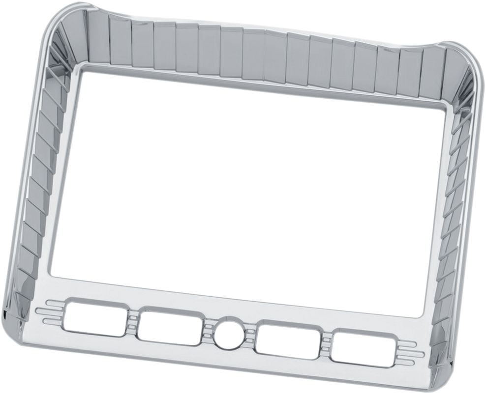 Kuryakyn Stereo Accent Aztec Chrome Trim Aztec Stereo Accent - Ind