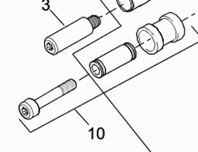 Caliper Bolt Assembly 44066-08