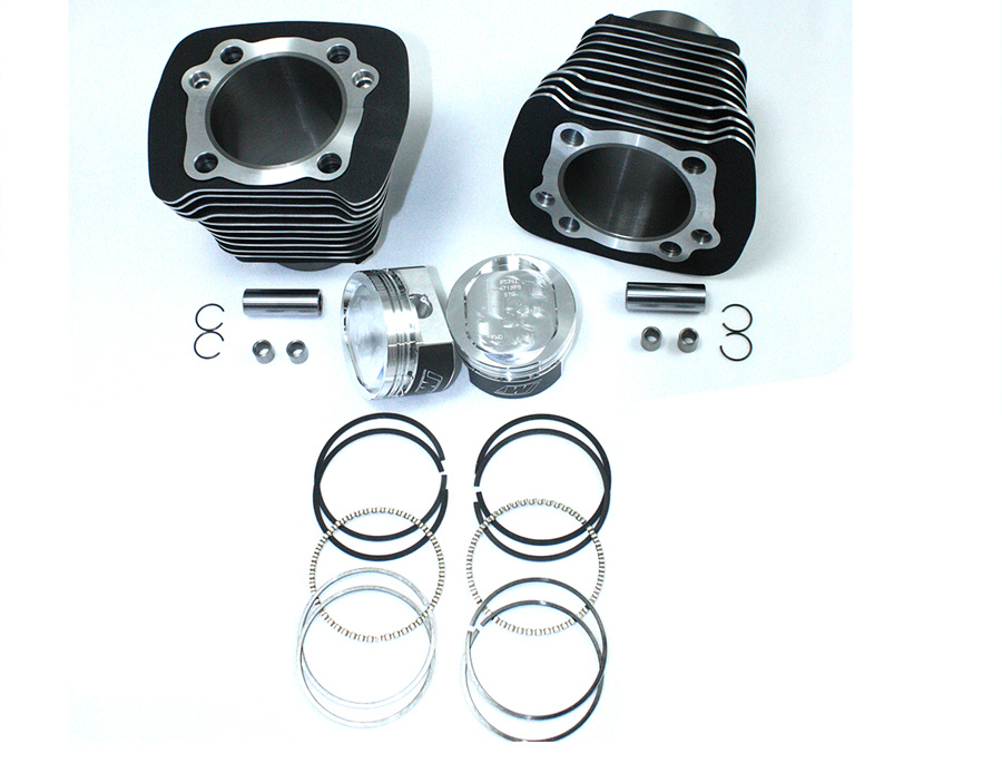 Big Bore kit XL 883->1200 f�r 1986-2003 Svarta Cylindrar (10:1 Wiseco)