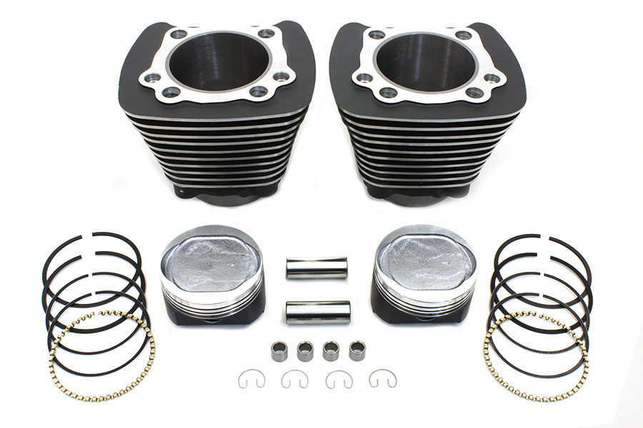 Big Bore kit XL 883->1200 f�r 1986-2003 Svarta Cylindrar (9,5: Sifton)