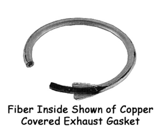 Shovelhead copper covered fiber Exhaust Port Gasket (66-84)
