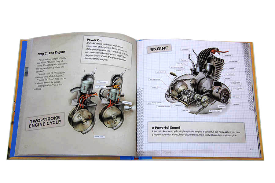How to Build a Motorcycle - Illustrerad Barnbok