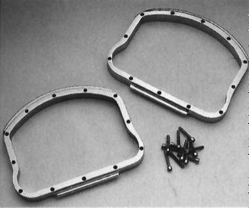D-rings Panhead 48-65, thick, chrome