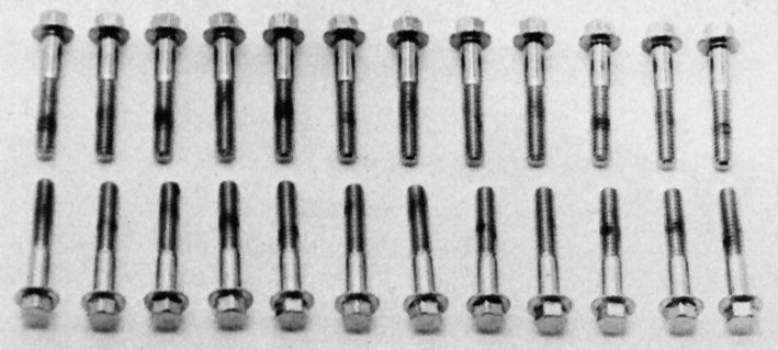 Skruvsats D-ring Panhead 48-65,6-kant,l�nga,kromade