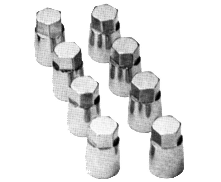 Cylinderfots muttrar, Big Bore, kromade