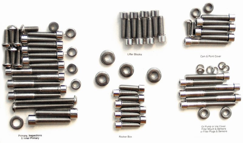 Insexsats motor & transk�pa Softail 92-99/Dyna 91-98, rostfri