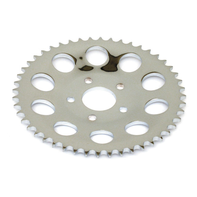 Rear sprocket, chrome. 48t 82-85 FXR, 73-99 style offset chop (NU)  50
