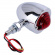 Bullet marker light. Chrome. Red lens. DF. ext. stud mount  - Chrome h Bullet marker light. Chrome. Red lens. DF. ext. stud mount  - Chrome h