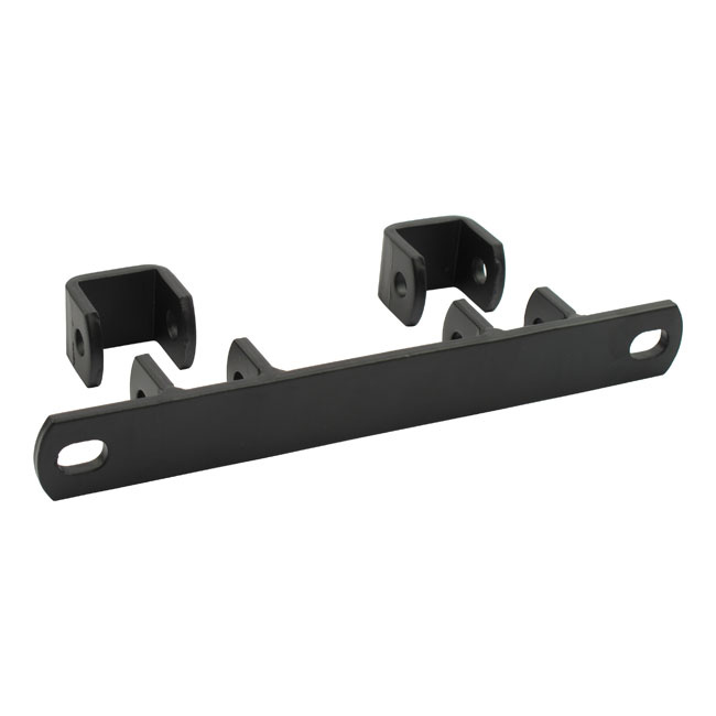 Solo Seat Suspension Bracket Kit For Dual Shocks  Black Steel. For Dua