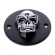 Skull point cover. Black/Chrome 70-99 Big Twin (Excl. Twin Cam), 04-22 Skull point cover. Black/Chrome 70-99 Big Twin (Excl. Twin Cam), 04-22