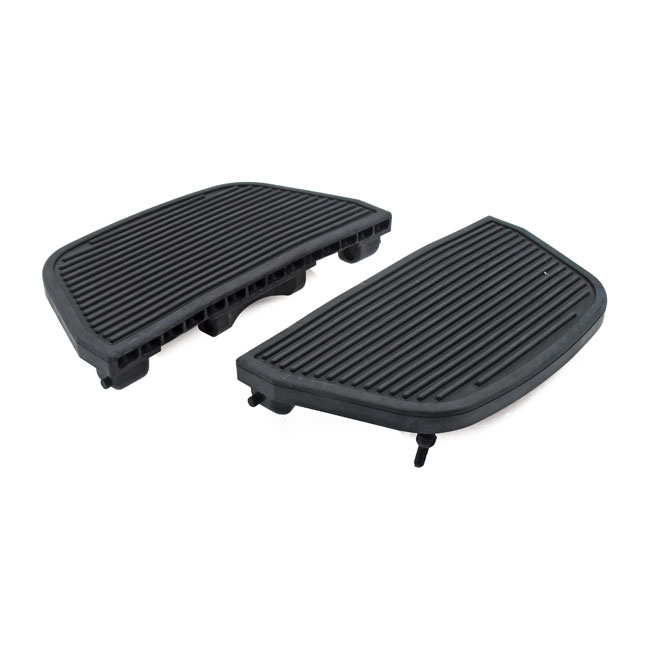 Passenger floorboard pads. Black L86-24 FLT/Touring, 86-24 FL Softail,