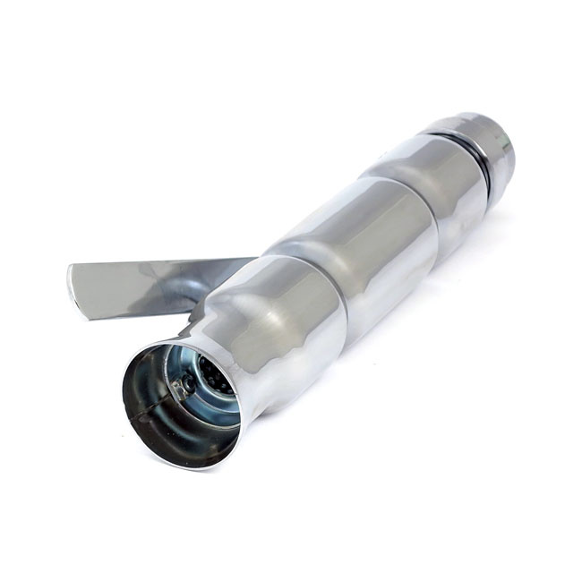 Wrestler universal muffler 13 long chrome 1 3/4 diameter headers. Univ