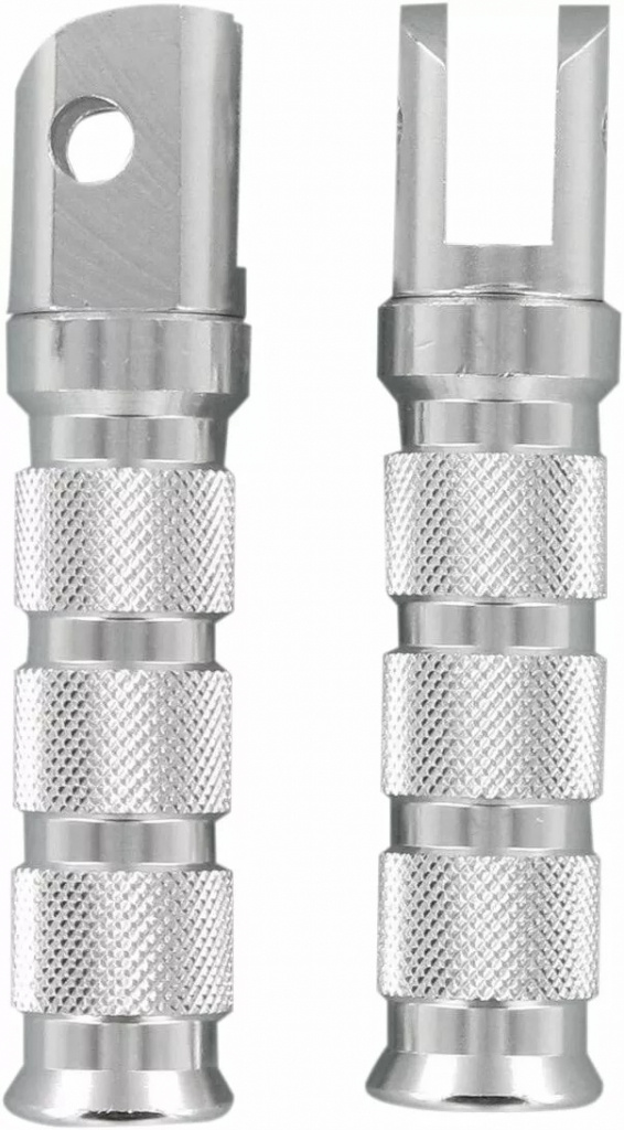 Emgo Footpegs For Sportbikes Footpegs Silver Yam-Front