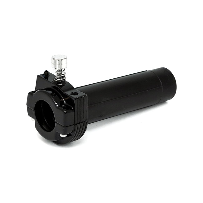 Throttle assembly, without grips 74-80 XL Sportster, FL, FX (NU)  Blac