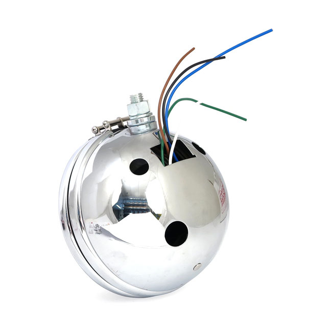 OEM style 5-3/4 FX, FXR, XL headlamp. Chrome 75-89 FX, FXR, XL Sportst