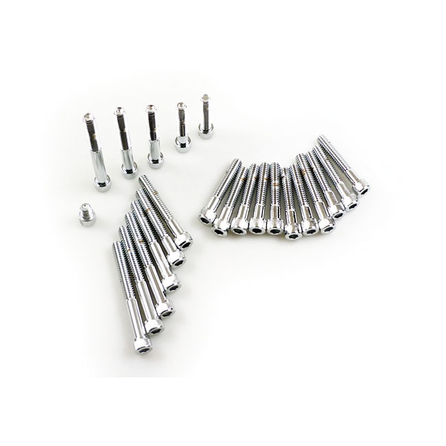 XL SIDE COVER MOUNT KIT, CHROME ALLEN 86-90 XL Sportster (NU)