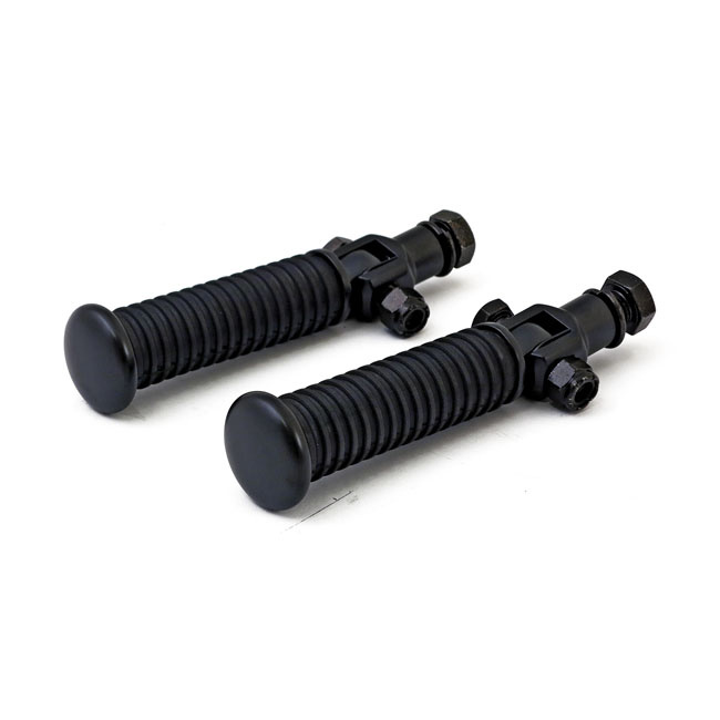 OEM style passenger foot peg kit. Black L72-84 FX, 84-99 FXST, 57-80 X