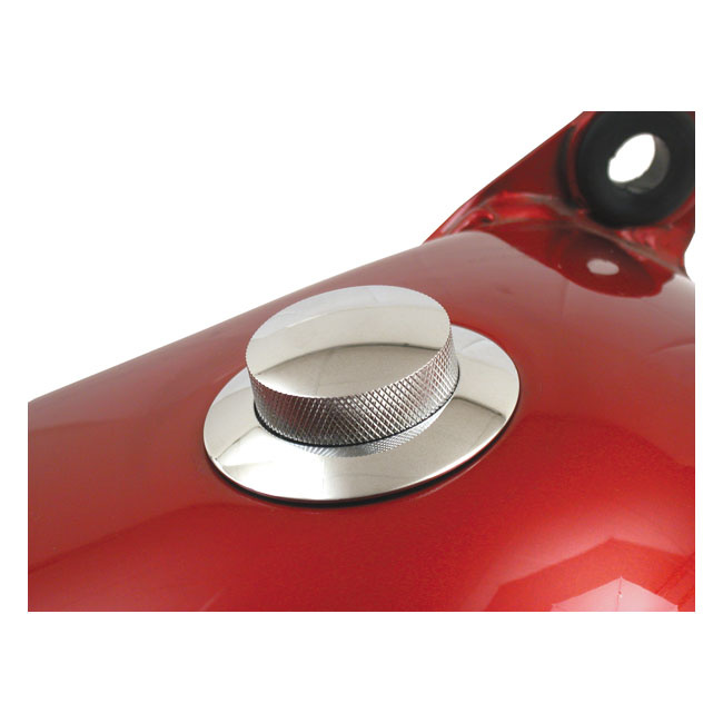 Gas cap, pop-up non-vented 83-95 H-D (NU) Chrome, non-vented, 60mm Out
