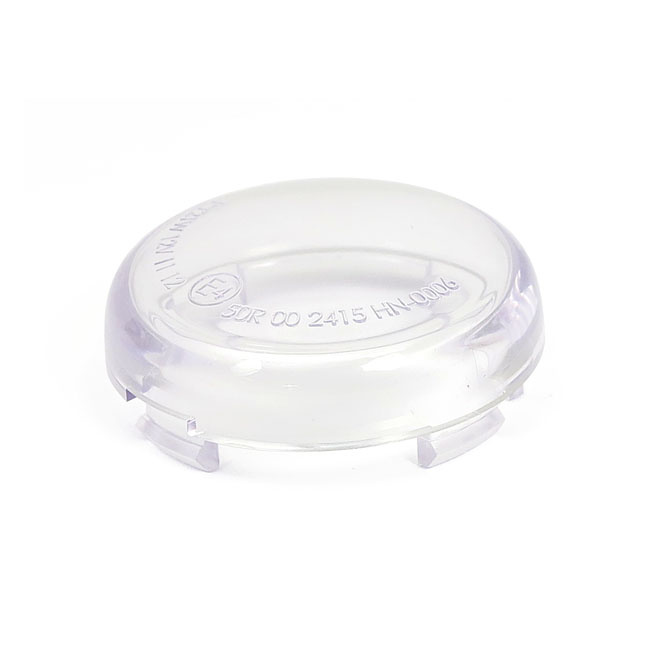 Turn signal lens bullet clear 00-24 H-D with bullet turn signals with