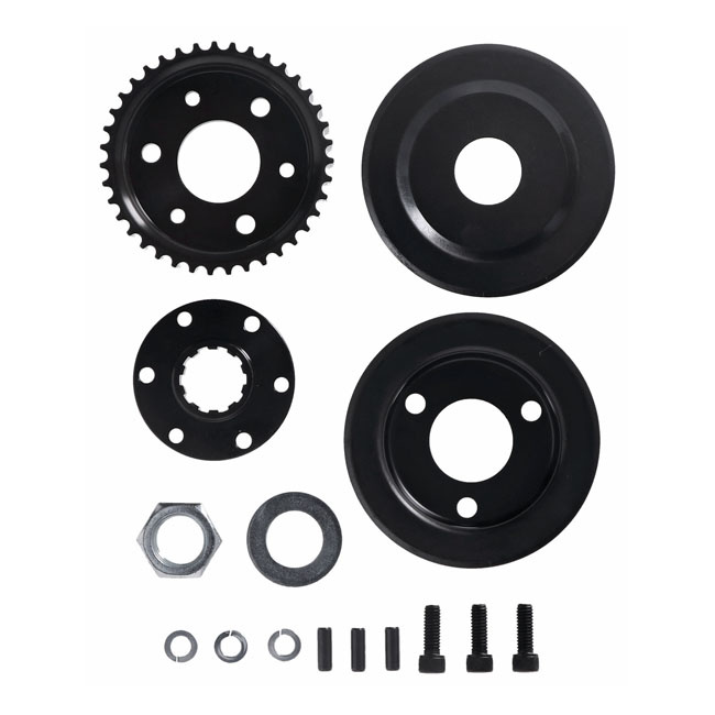 Front pulley 1 1/2, 8mm, 39t 55-65 Big Twin (NU)  Fits 518558