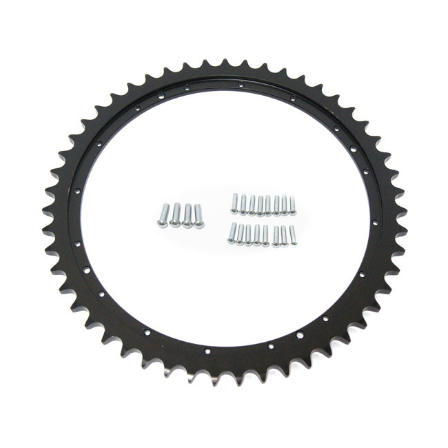 DRUM BRAKE SPROCKET, 51T 57-78 XL Sportster, 30-E58 FL (NU) (mech. bra