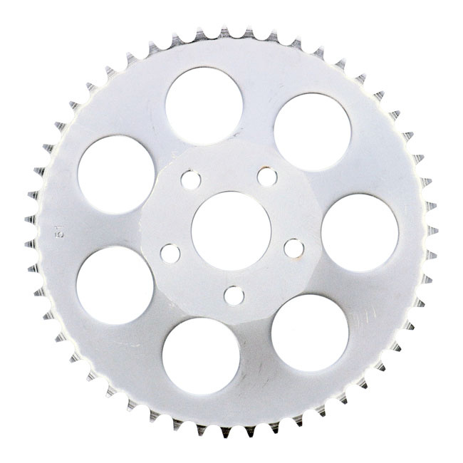 REAR SPROCKET, ZINC. 51T 73-85 4-speed Big Twin, 79-81 XL Sportster