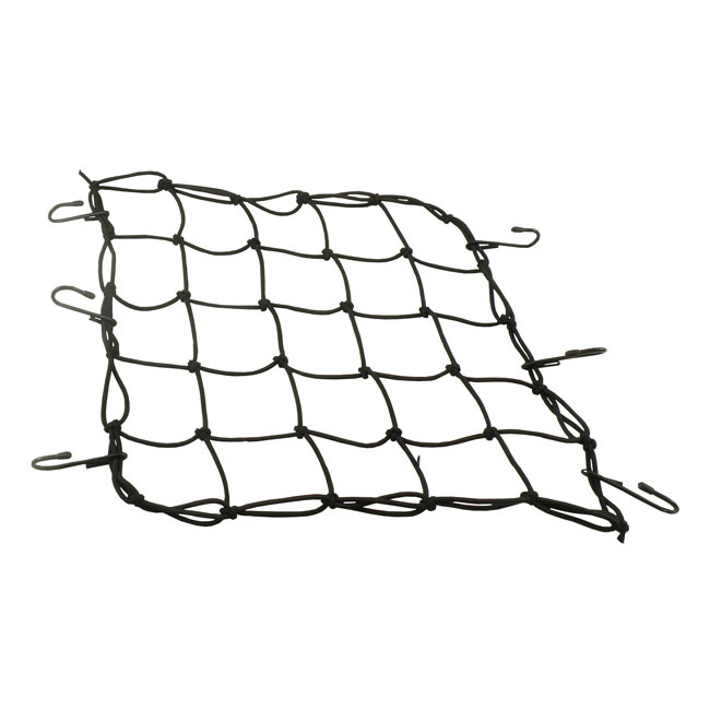 Cargo net, 15 x 15  Approx. dimensions: 15 (38cm) x 15 (38cm). Stretch