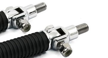 Stud kit, passenger foot pegs. Chrome 84-99 Softail (NU)  The studs mo