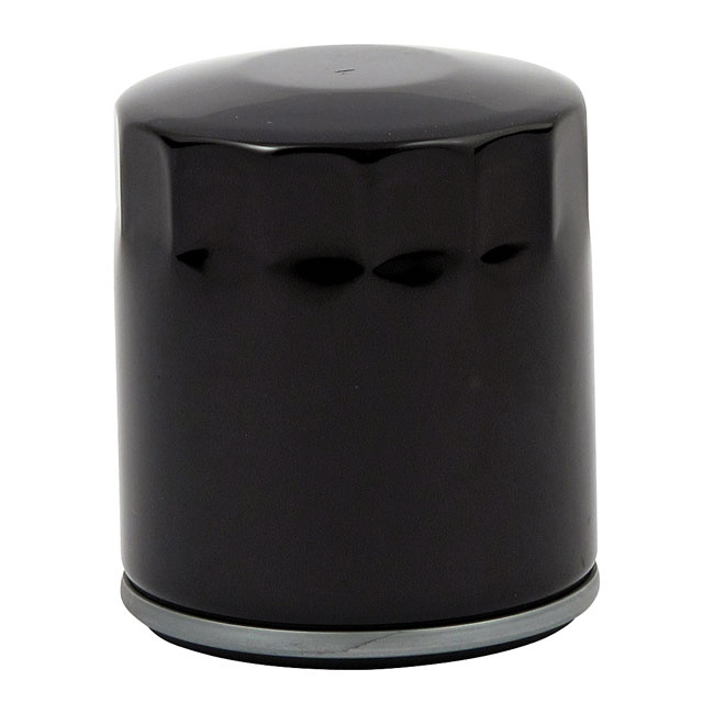 MCS, spin-on oil filter. Black 1999 Softail, 99-17 Twin Cam, 17-20 M8