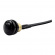 Smooth Push Button Switch. Black Universal
