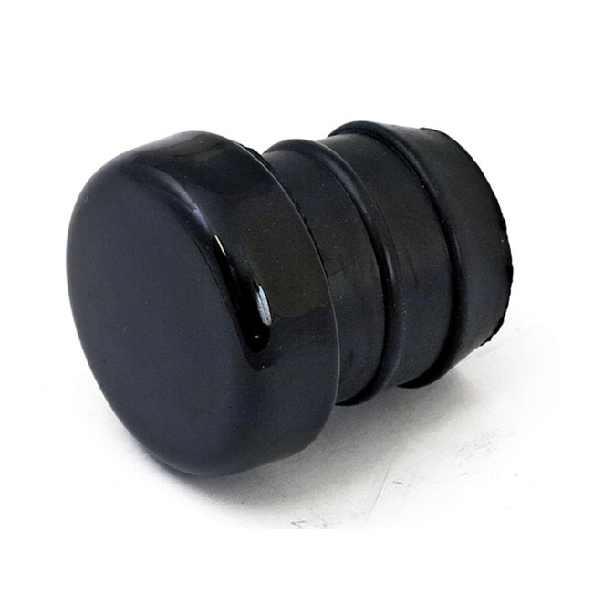 Oil tank fill plug. Black Most stock H-D and custom oil tanks with 3.0