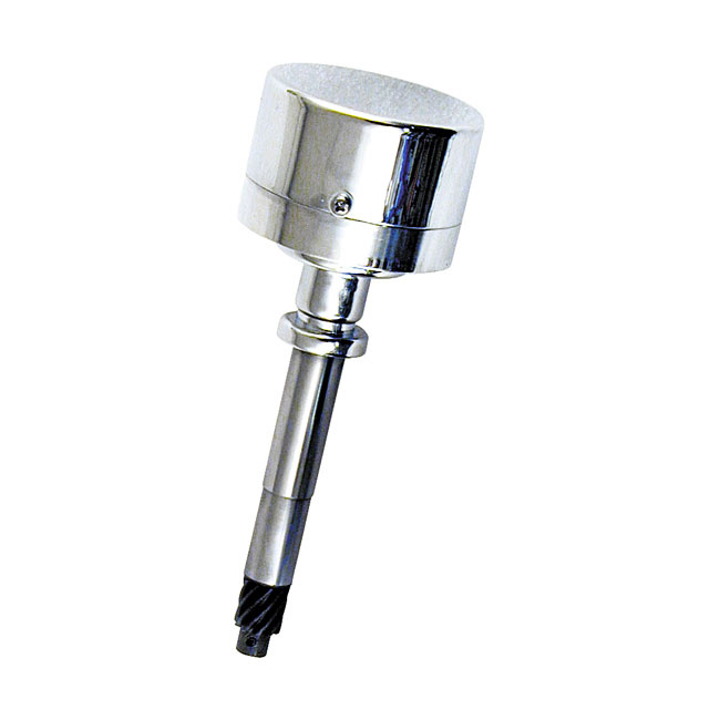 Big Twin ignition distributor. 1-hole. Chrome 66-69 Big Twin (NU) 1-ho