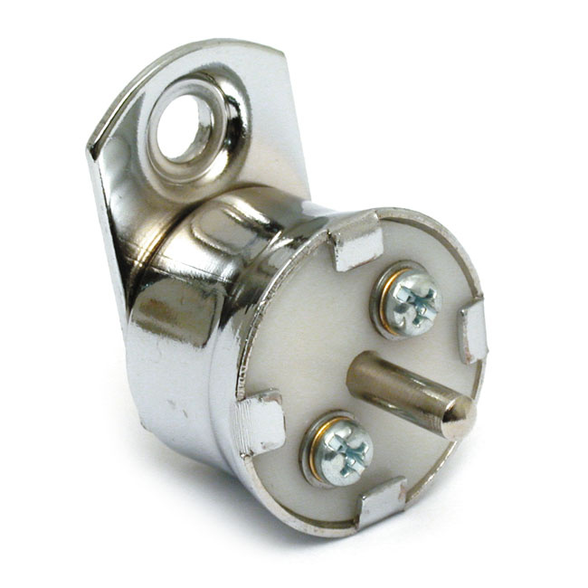 Mechanical brake light switch, rear. Chrome 67-74 XL Sportster (NU) Pu