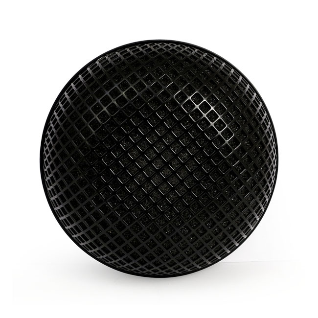 Breather style air cleaner assembly, round. Black 90-17 (NU) Big Twin,